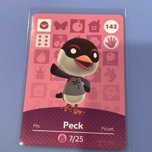 GENUINE ACNH amiibo for Peck